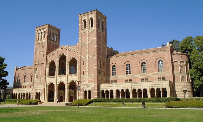 campus building and lawn